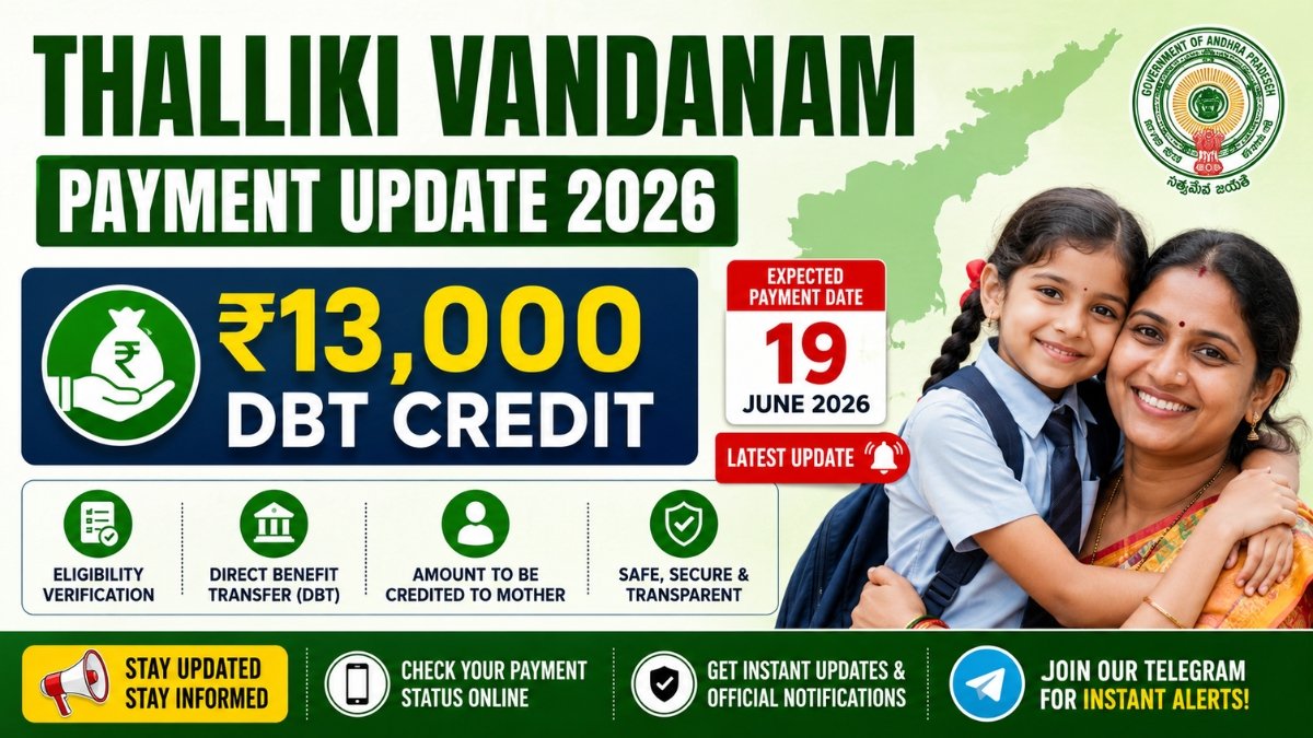 Thalliki Vandanam Payment Update 2026